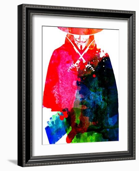 Vendetta Watercolor-Lora Feldman-Framed Art Print