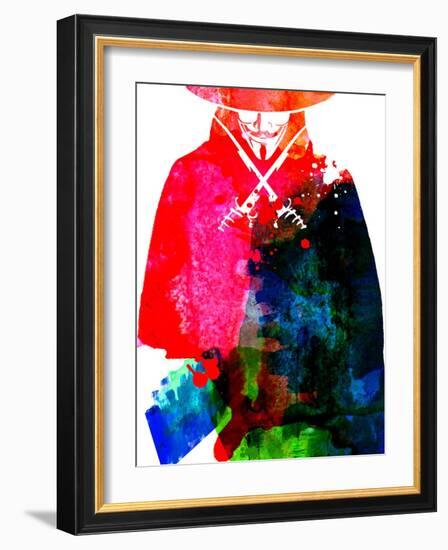 Vendetta Watercolor-Lora Feldman-Framed Art Print