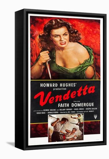 Vendetta-null-Framed Stretched Canvas