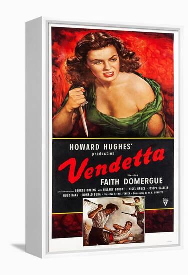 Vendetta-null-Framed Stretched Canvas