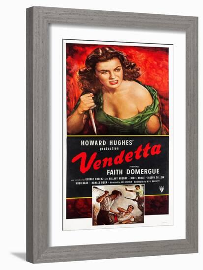 Vendetta-null-Framed Art Print