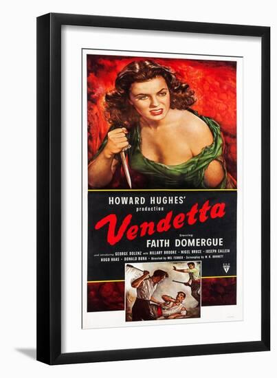 Vendetta-null-Framed Art Print