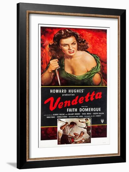 Vendetta-null-Framed Art Print