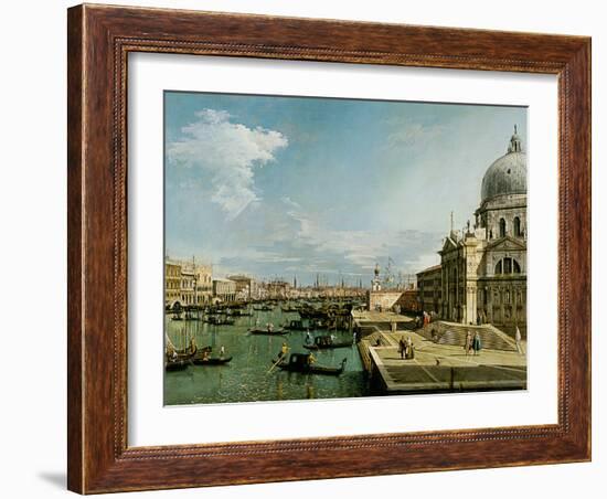 Venedig, Santa Maria Della Salute-Canaletto-Framed Giclee Print