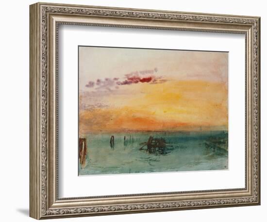 Venedig, View from Fusina, 1840-JMW Turner-Framed Giclee Print