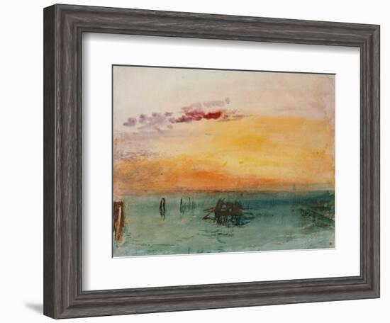 Venedig, View from Fusina, 1840-JMW Turner-Framed Giclee Print