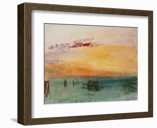 Venedig, View from Fusina, 1840-JMW Turner-Framed Giclee Print