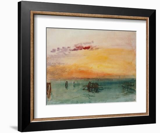 Venedig, View from Fusina, 1840-JMW Turner-Framed Giclee Print