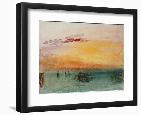 Venedig, View from Fusina, 1840-JMW Turner-Framed Giclee Print