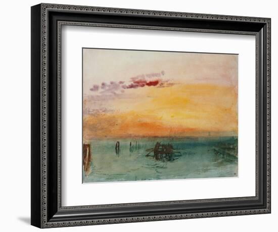 Venedig, View from Fusina, 1840-JMW Turner-Framed Giclee Print