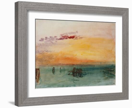 Venedig, View from Fusina, 1840-JMW Turner-Framed Giclee Print