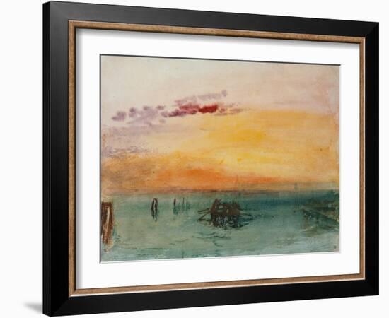 Venedig, View from Fusina, 1840-JMW Turner-Framed Giclee Print