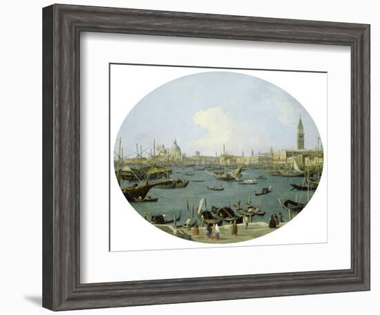 Venedig, Von S.Giorgio Maggiore Aus Gesehen-Canaletto-Framed Giclee Print