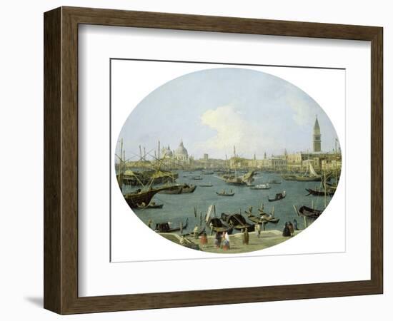Venedig, Von S.Giorgio Maggiore Aus Gesehen-Canaletto-Framed Giclee Print