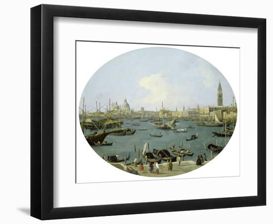 Venedig, Von S.Giorgio Maggiore Aus Gesehen-Canaletto-Framed Giclee Print