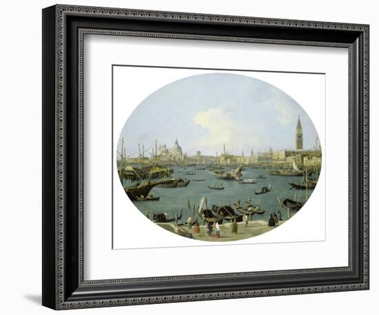 Venedig, Von S.Giorgio Maggiore Aus Gesehen-Canaletto-Framed Giclee Print