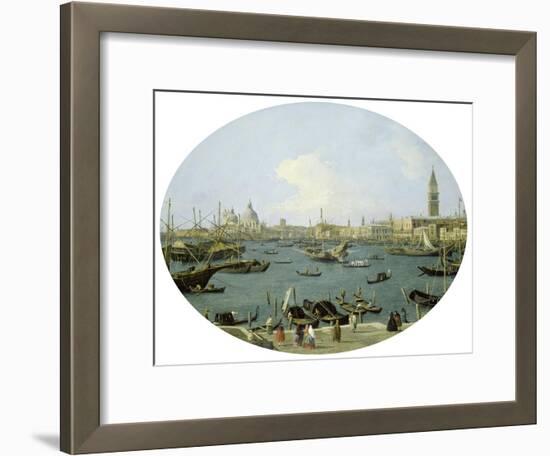 Venedig, Von S.Giorgio Maggiore Aus Gesehen-Canaletto-Framed Giclee Print