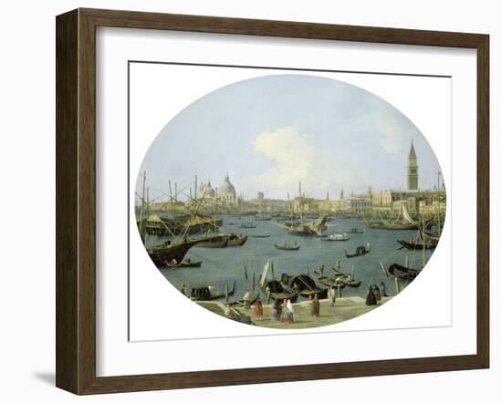 Venedig, Von S.Giorgio Maggiore Aus Gesehen-Canaletto-Framed Giclee Print