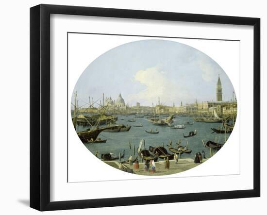 Venedig, Von S.Giorgio Maggiore Aus Gesehen-Canaletto-Framed Giclee Print