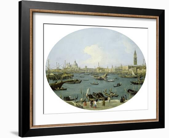 Venedig, Von S.Giorgio Maggiore Aus Gesehen-Canaletto-Framed Giclee Print