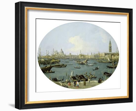 Venedig, Von S.Giorgio Maggiore Aus Gesehen-Canaletto-Framed Giclee Print