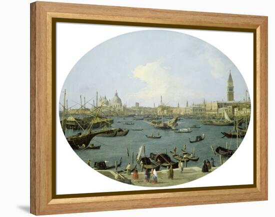 Venedig, Von S.Giorgio Maggiore Aus Gesehen-Canaletto-Framed Premier Image Canvas