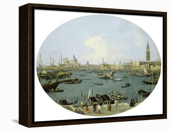 Venedig, Von S.Giorgio Maggiore Aus Gesehen-Canaletto-Framed Premier Image Canvas