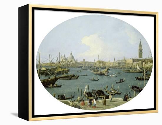 Venedig, Von S.Giorgio Maggiore Aus Gesehen-Canaletto-Framed Premier Image Canvas