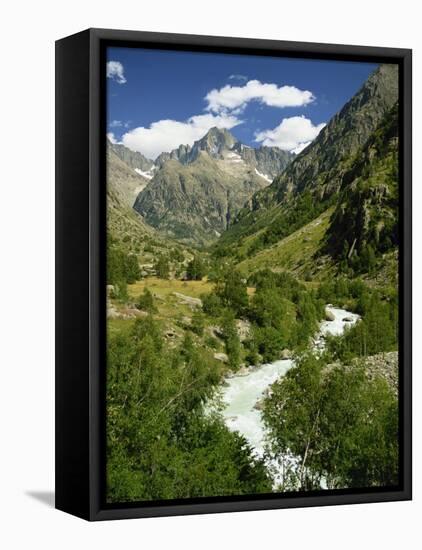 Veneon Valley in the Parc National Des Ecrins, Near Grenoble, Isere, Rhone-Alpes, France-David Hughes-Framed Premier Image Canvas