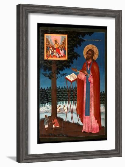 Venerable Adrian of Poshekhonye-null-Framed Giclee Print