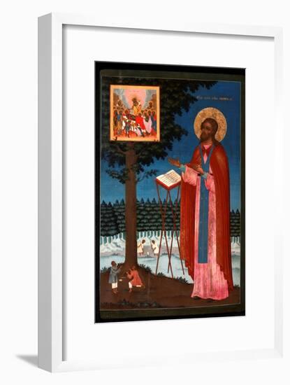 Venerable Adrian of Poshekhonye-null-Framed Giclee Print