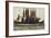 Venetian Boat Decked Out For-null-Framed Giclee Print