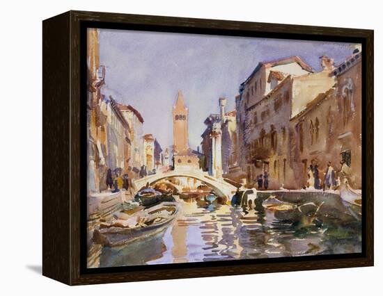 Venetian Canal, 1913-John Singer Sargent-Framed Premier Image Canvas