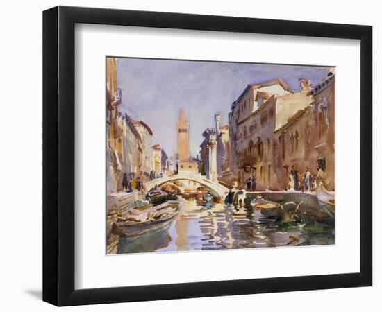 Venetian Canal, 1913-John Singer Sargent-Framed Giclee Print