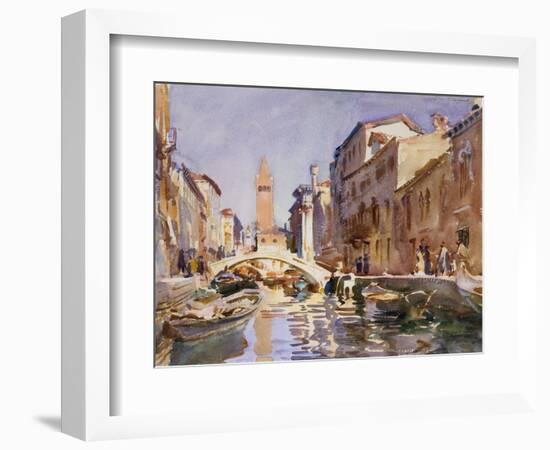 Venetian Canal, 1913-John Singer Sargent-Framed Giclee Print