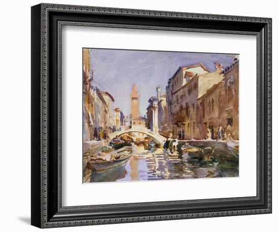 Venetian Canal, 1913-John Singer Sargent-Framed Giclee Print