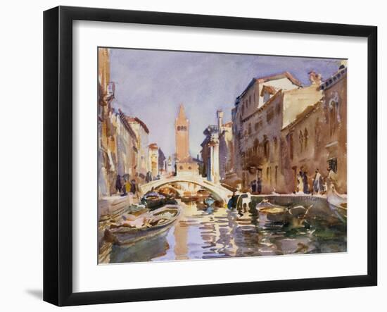 Venetian Canal, 1913-John Singer Sargent-Framed Giclee Print