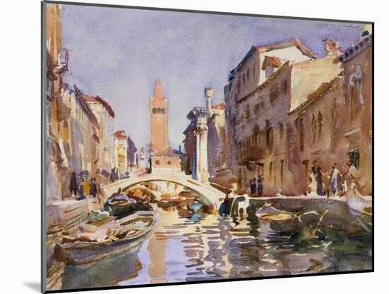 Venetian Canal, 1913-John Singer Sargent-Mounted Giclee Print
