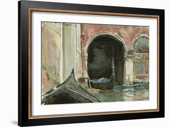 Venetian Canal-John Singer Sargent-Framed Giclee Print