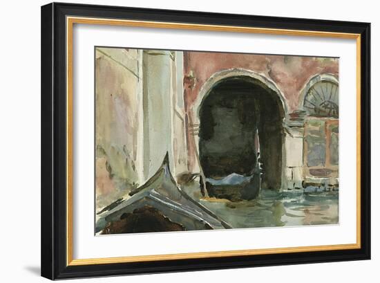 Venetian Canal-John Singer Sargent-Framed Giclee Print