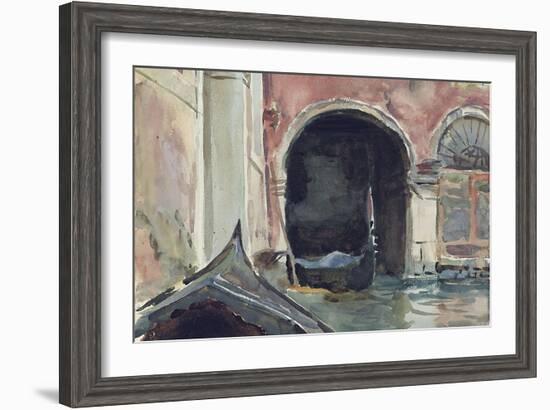 Venetian Canal-John Singer Sargent-Framed Giclee Print