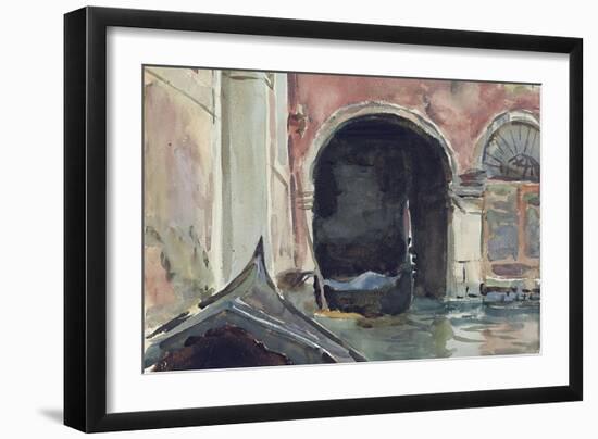 Venetian Canal-John Singer Sargent-Framed Giclee Print