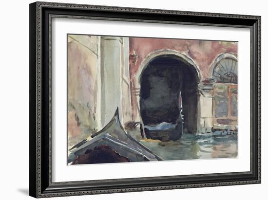 Venetian Canal-John Singer Sargent-Framed Giclee Print