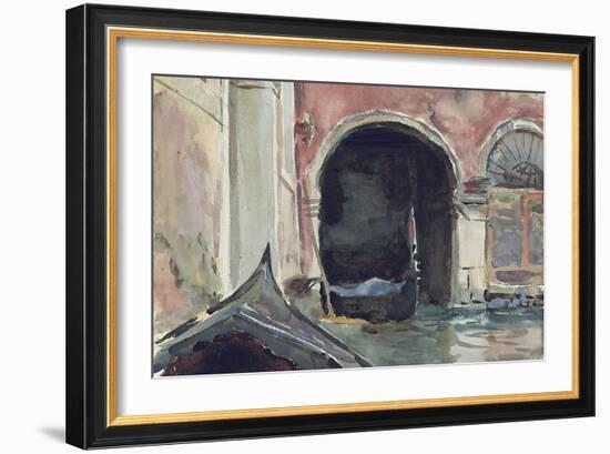 Venetian Canal-John Singer Sargent-Framed Giclee Print