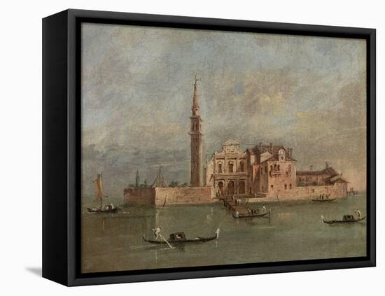 Venetian Church (Oil on Canvas)-Francesco Guardi-Framed Premier Image Canvas