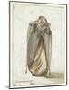 Venetian Courtesan, 1660-70 (W/C on Paper)-Gerard Terborch-Mounted Giclee Print