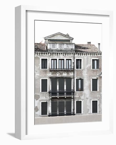 Venetian Facade Photos II-Sharon Chandler-Framed Photographic Print