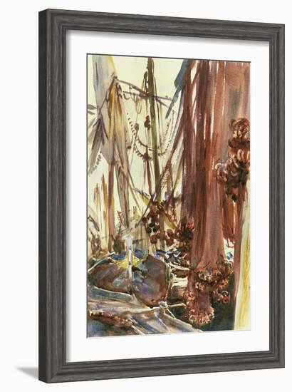 Venetian Fishing Boats-John Singer Sargent-Framed Giclee Print