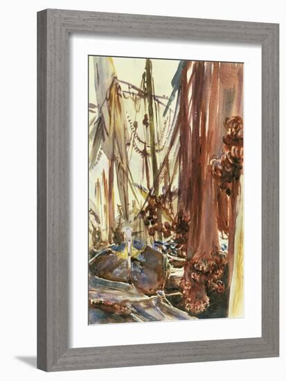 Venetian Fishing Boats-John Singer Sargent-Framed Giclee Print