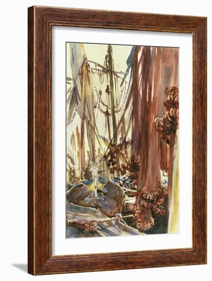 Venetian Fishing Boats-John Singer Sargent-Framed Giclee Print